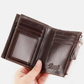 RFID Large Capacity Genuine Leather Multi - Card Wallet – Secure, Stylish, and Practical