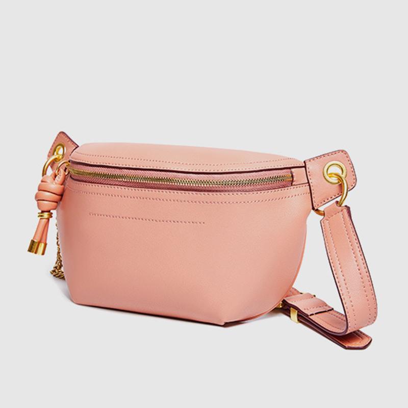 Genuine Leather Large Capacity Crossbody & Waist Bag for Women – Stylish & Versatile