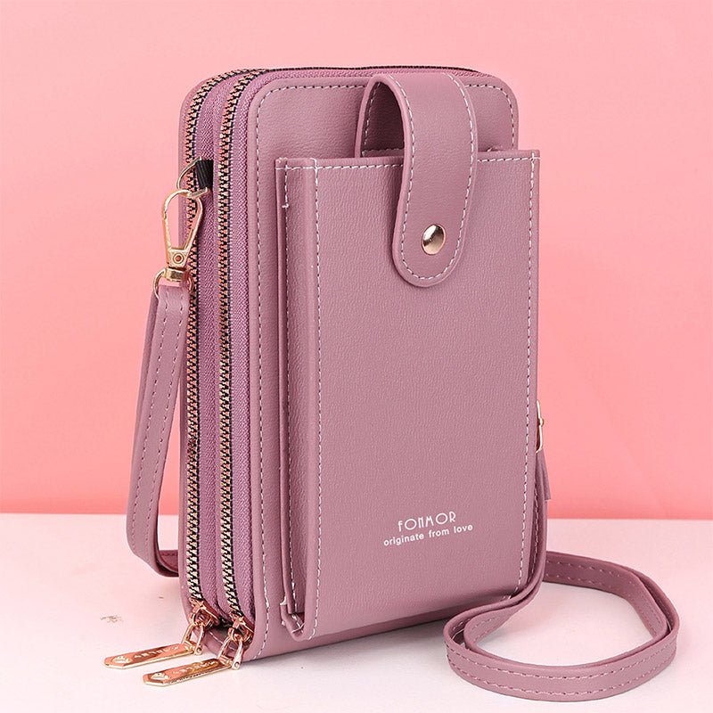 Crossbody Cell Phone Purse for Women Mini Messenger Shoulder Bag