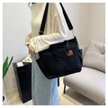 Simple Tote Bag for Women – Daily Portable Canvas Crossbody Bag