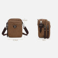 Belt Loop Holster Phone Purse - Small Canvas Crossbody Side Shoulder Bag