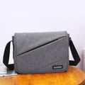 Waterproof Men’s Canvas Messenger Bag - Small Laptop Crossbody Bag