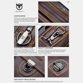 Genuine Leather Multifunctional Waist & Messenger Bag for Men – Versatile Crossbody & Shoulder Bag