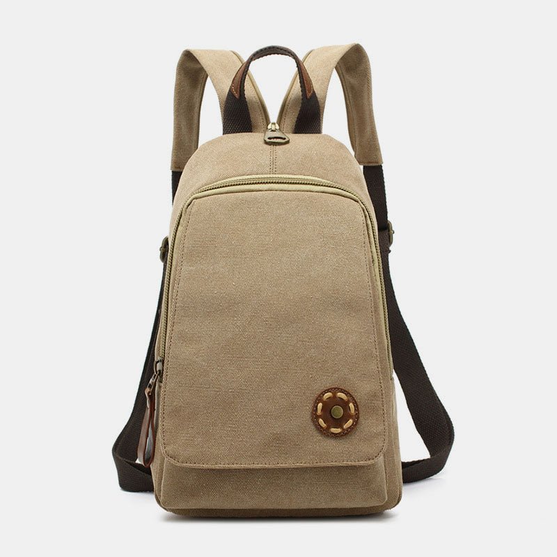 Canvas Sling Bag for Women – Small Sling Backpack Shoulder Bag