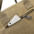 Messenger Bag for Men – Casual Canvas Multi - Pocket Crossbody Bag with Adjustable Strap