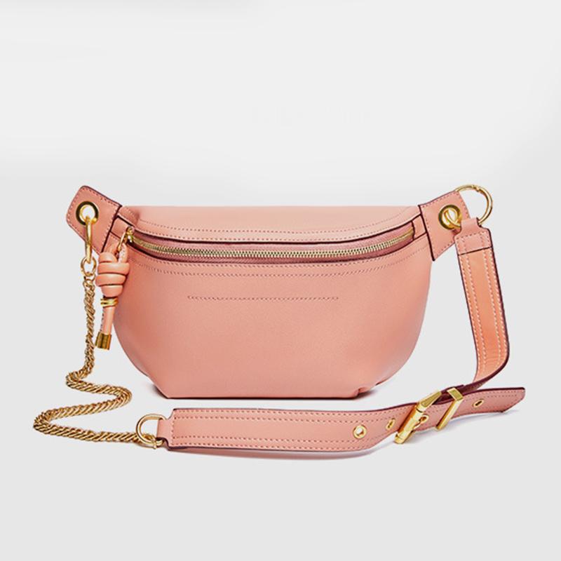 Genuine Leather Large Capacity Crossbody & Waist Bag for Women – Stylish & Versatile