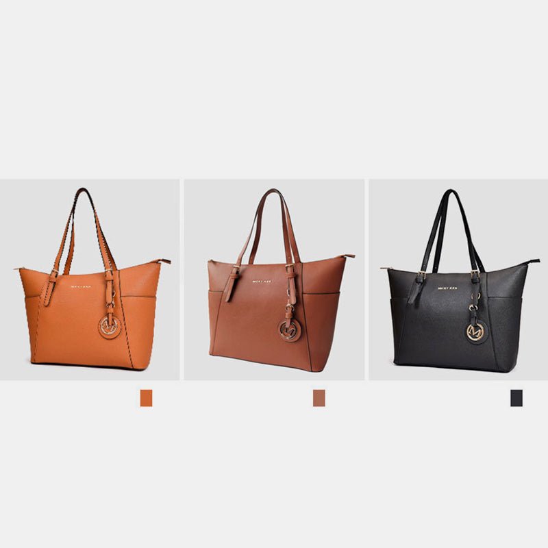 Women’s Large Capacity Tote Handbag – Stylish PU Leather Shoulder Bag