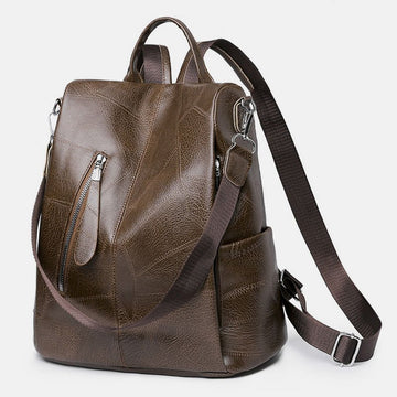 Women's convertible anti-theft backpack purse