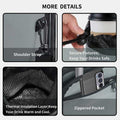 Portable Water Bottle Holder Pouch with 2 Bottle Pockets – Adjustable Carrier for Travel, Sports, and Daily Use