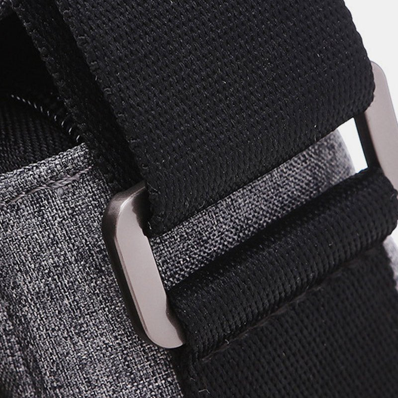 Waterproof Men’s Canvas Messenger Bag - Small Laptop Crossbody Bag