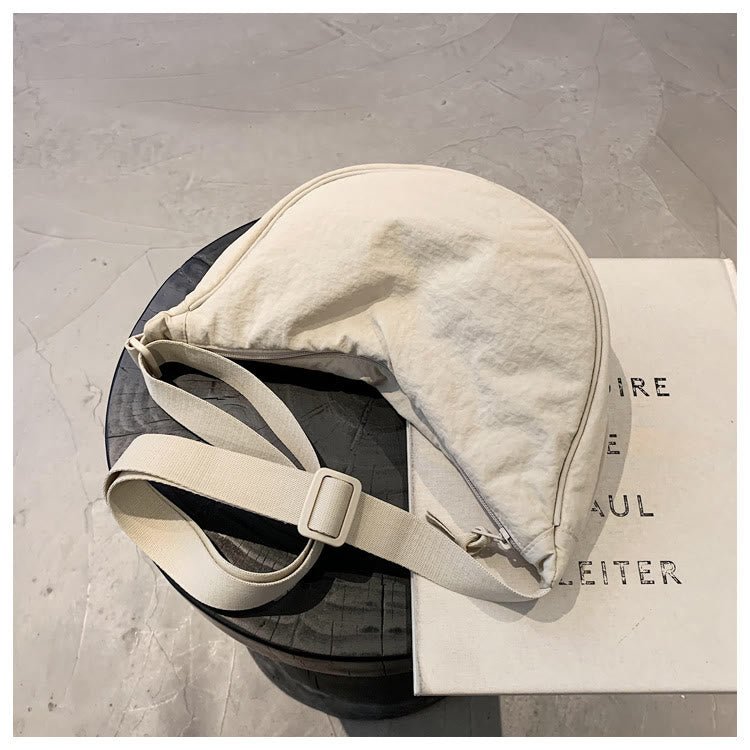 Nylon Dumpling Crossbody Bag for Women – Stylish Shopping Shoulder Bag