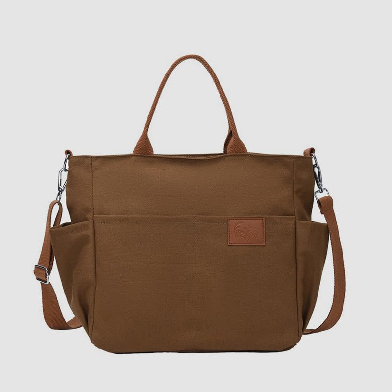 Simple Tote Bag for Women – Daily Portable Canvas Crossbody Bag