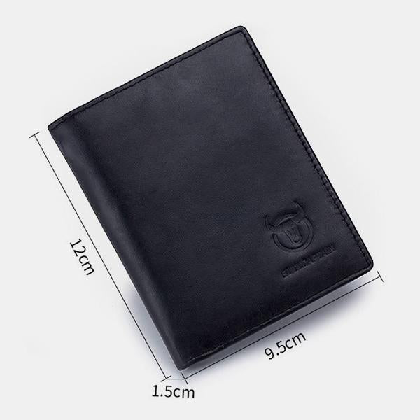 RFID Protection GenuineLeather Multi - Slot Wallet