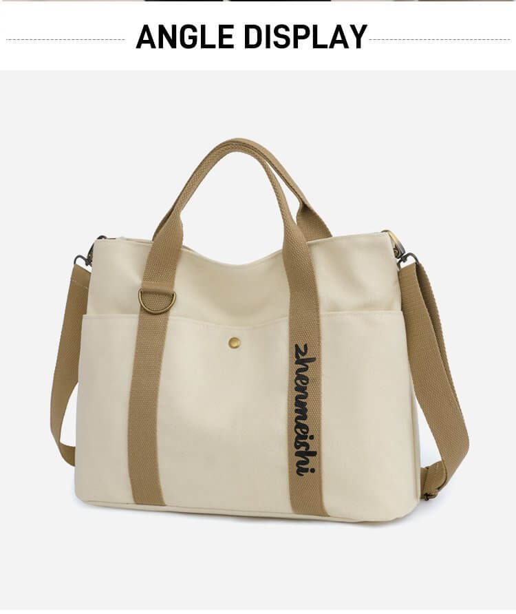 Large - capacity stylish canvas bag