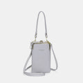 Multifunctional Kiss - Lock Crossbody Phone Bag