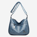 Women’s Soft Leather Double Compartment Crossbody Bag – Stylish & Practical Shoulder Bag