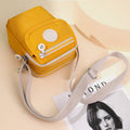Mini Crossbody Bag – Waterproof Nylon Simple Solid Color Shopping Bag