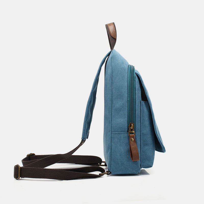 Canvas Sling Bag for Women – Small Sling Backpack Shoulder Bag