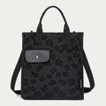 Floral Crossbody Tote Bag – Cute Nylon Shoulder Purse for Office & Daily Use