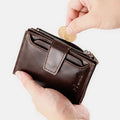 RFID Large Capacity Genuine Leather Multi - Card Wallet – Secure, Stylish, and Practical