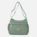 Multiple Color Crossbody Purse for Women - Large Nylon Commuter Bag