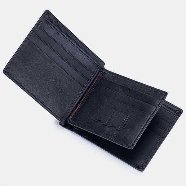 RFID Protection GenuineLeather Multi - Slot Wallet