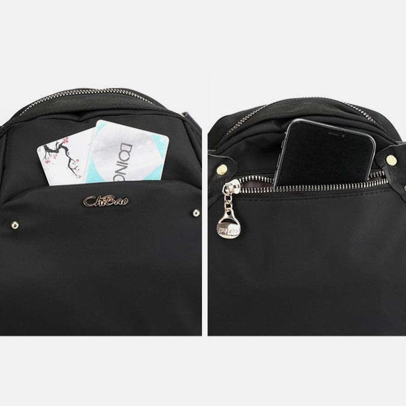 Simple Crossbody Bag for Women – Large Capacity Nylon Outing Bag for Daily Use & Shopping