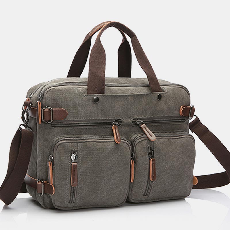 3-way British style briefcase for work and travel