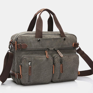 3-way British style briefcase for work and travel