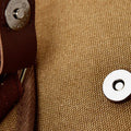 Retro Canvas Messenger Bag for Men – Crossbody Shoulder Bag for Business & Travel