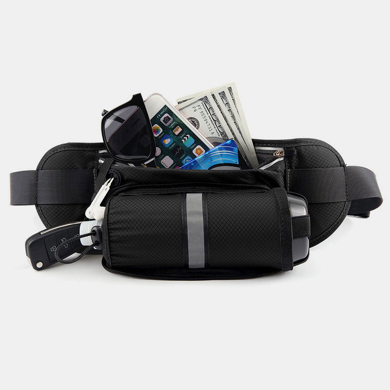 Waterproof lightweight waist bag for outdoor sports