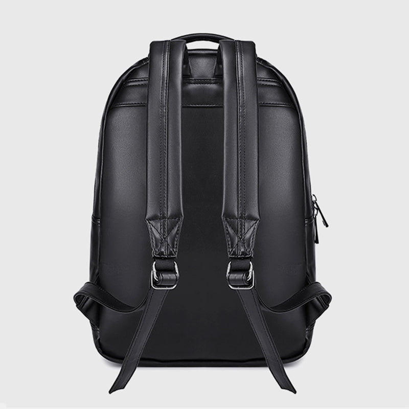 3D Skull Punk Rivet Leather Backpack | Waterproof Embossed Ghost Head Knapsack