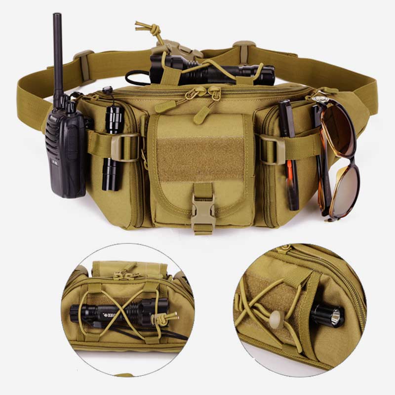 Waterproof tactical travel waist bag