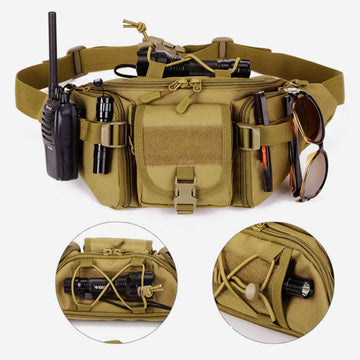 Waterproof tactical travel waist bag