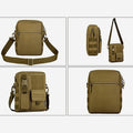 Waterproof Casual Outdoor Messenger Bag for Men – Adjustable Strap, Zipper Closure