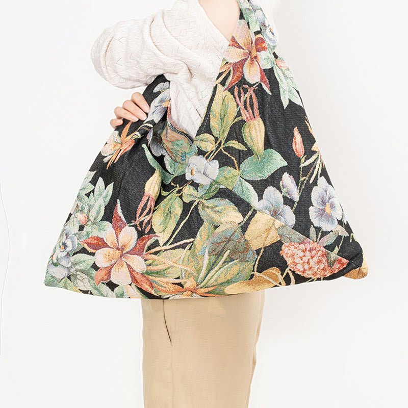 Triangle Underarm Bag for Women - Classic Canvas Shoulder Bag