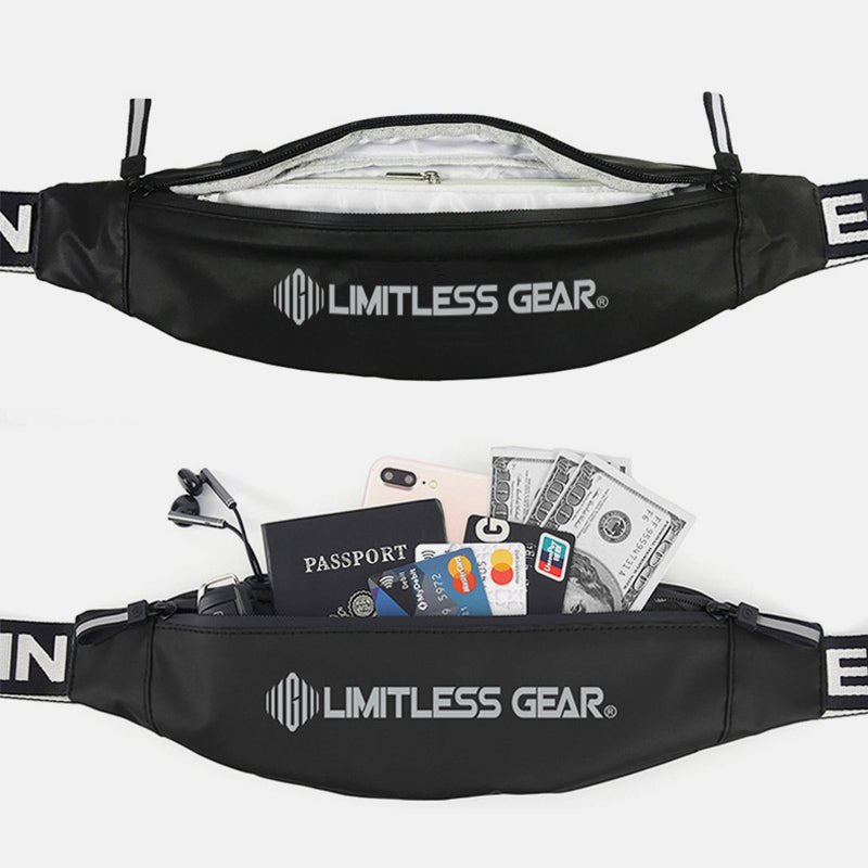 Reflective waterproof waist bag for men and women