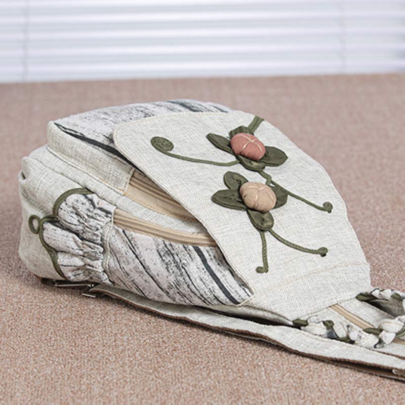 Multifunctional Large Capacity Floral Printed Canvas Backpack | Stylish & Practical for Travel, School, and Daily Use