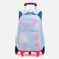 Durable Nylon Rolling Backpack for Kids – School Bag with Wheels, Adjustable Straps