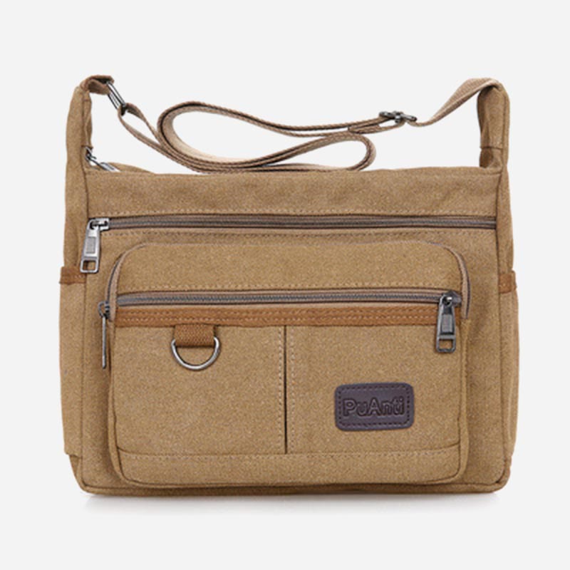 Crossbody Bag for Men | Vintage Outdoor Canvas Business Shoulder Bag