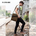 Business Messenger Canvas Shoulder Bag