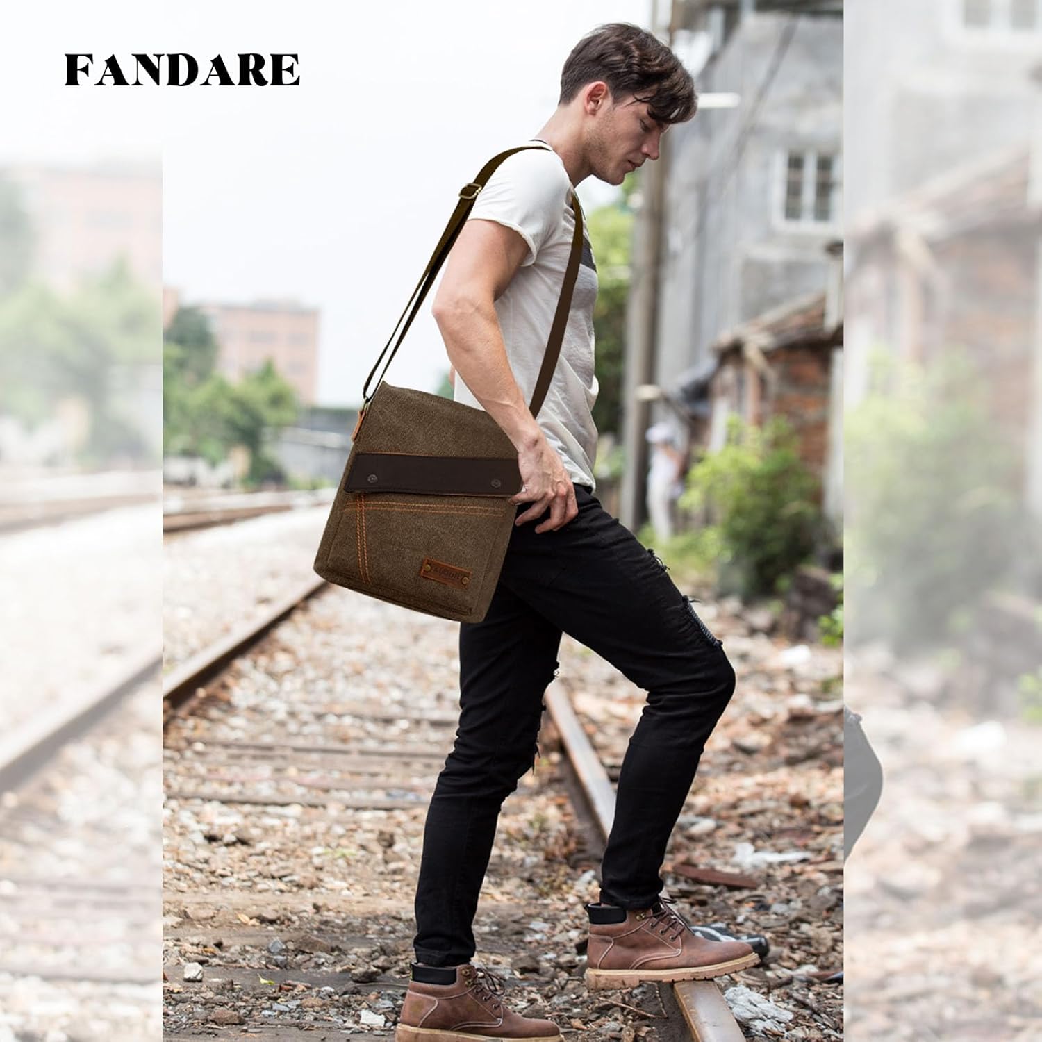 Business Messenger Canvas Shoulder Bag