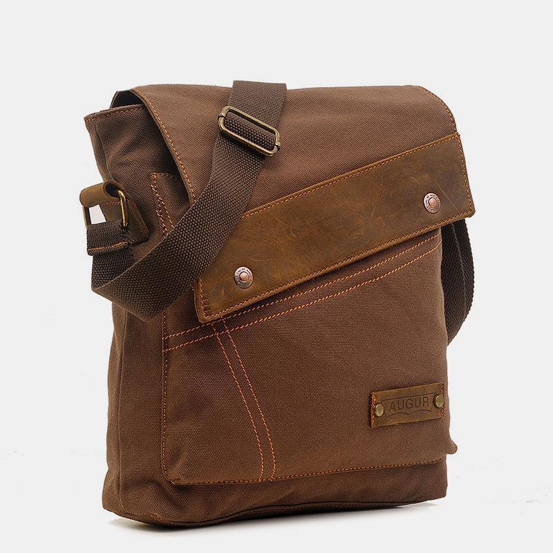 Large Capacity Retro Canvas Crossbody Bag for Women – Stylish & Practical Daily Tote