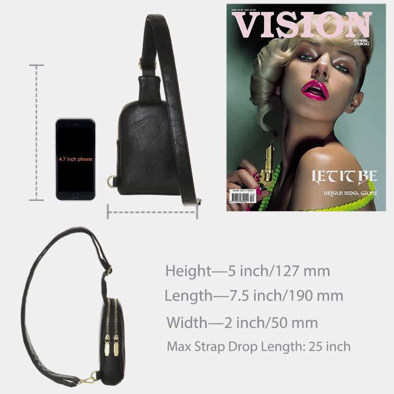 Small Crossbody Sling Bag for Women – Compact & Stylish Chest Bag