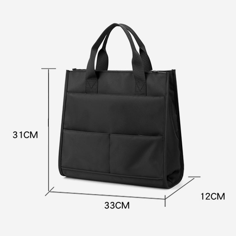 Unisex Lightweight Multi - Pocket Waterproof Tote Bag – Ideal for Daily Use, Travel & Business