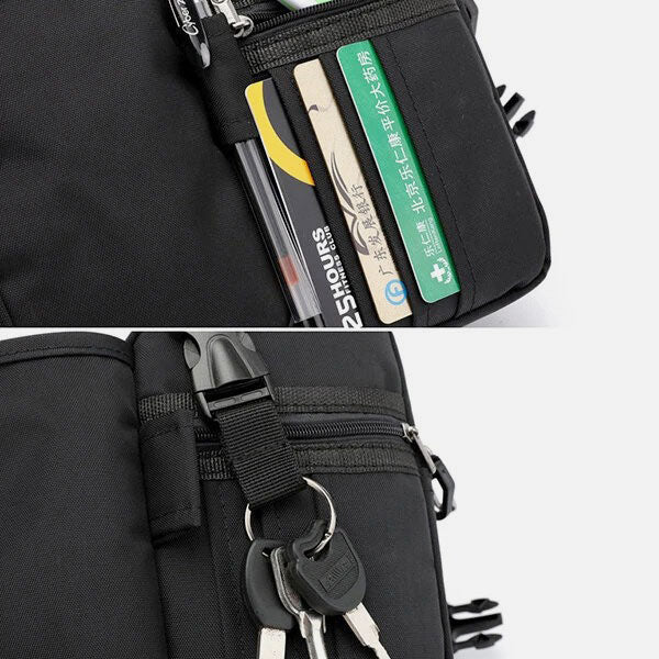 Waterproof Multifunction Solid Crossbody Bag – The Ultimate Daily Companion