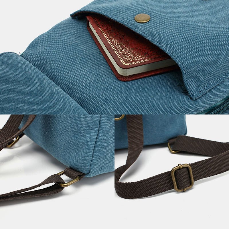 Canvas Sling Bag for Women – Small Sling Backpack Shoulder Bag