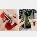 Genuine Leather Multifunctional Anti - theft Wallet for Women – RFID Protection, Card Slots & Zippered Coin Pocket