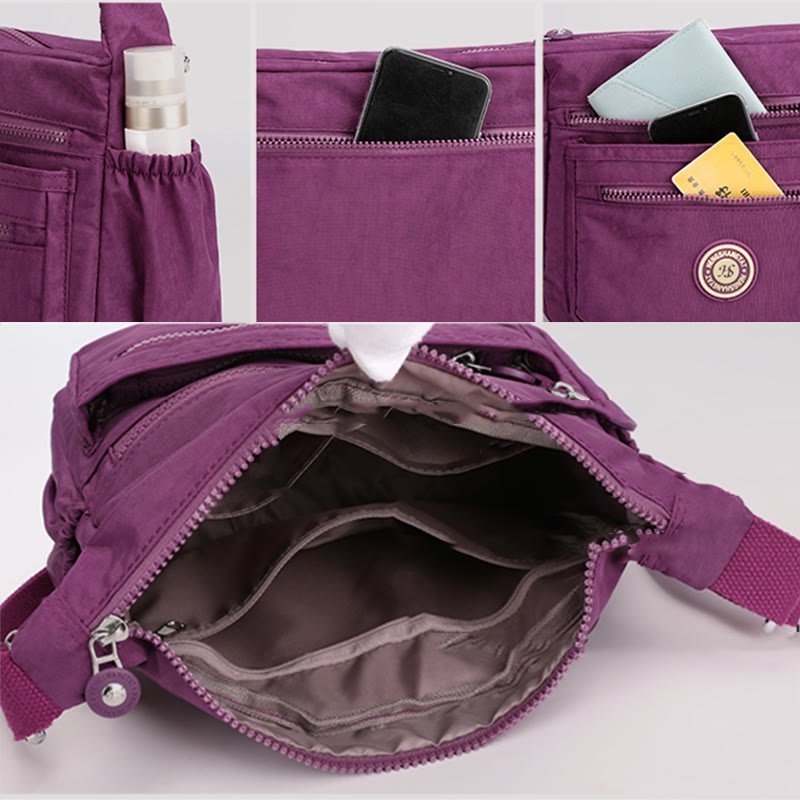 Women's large capacity travel crossbody mom bag