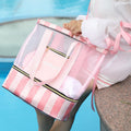 Women's nylon shoulder bag for beach and fitness